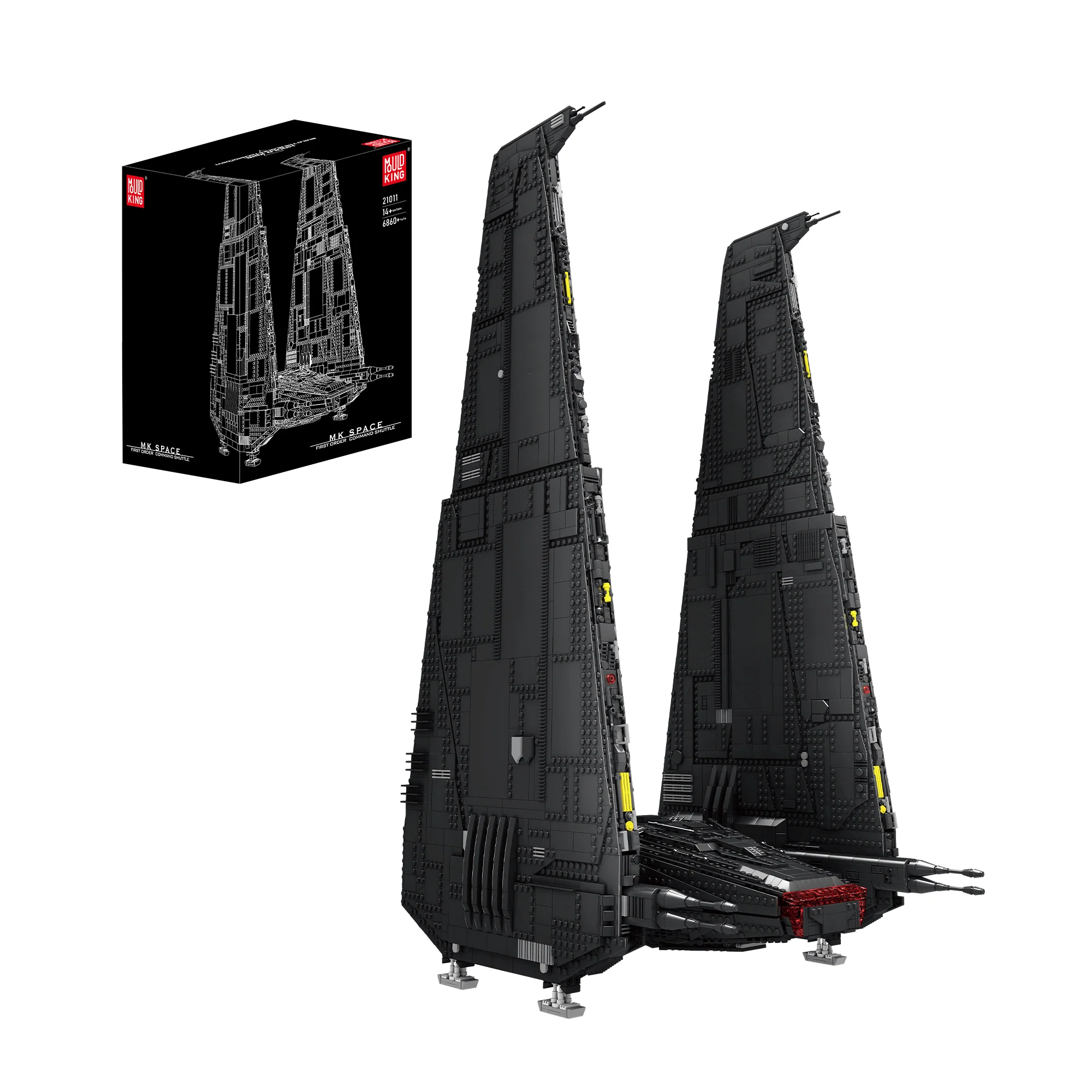 Mould King 21011 Upsilon Command Shuttle Building Set | 6,860 PCS