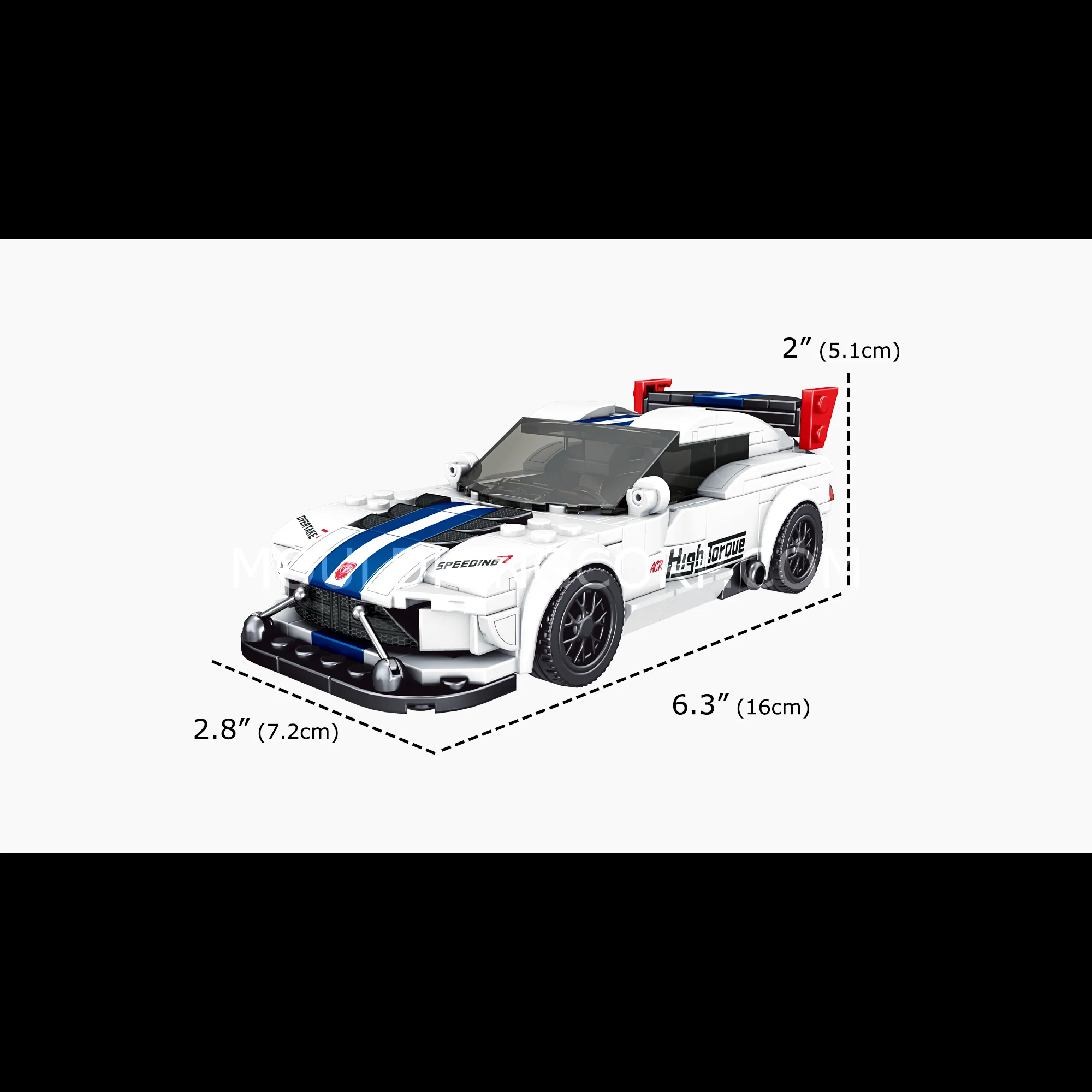 Mould King 27011S Viper Car Model Building Set | 388 PCS - Image 6